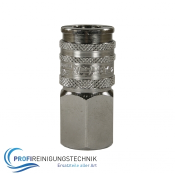 Hochdruckschnellkupplung CEJN 322 aus Messing verchromt / Stahl verchromt